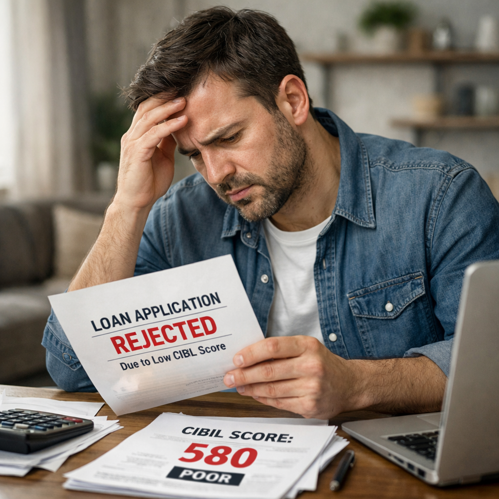 Personal Loan Rejected Because of Low CIBIL Score? Here's Exactly What to Do Next (2026 Guide for India)